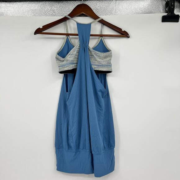 Lululemon No Limits Tank Limitless Blue Wee Are From Space Polar Cream size 4 - Picture 5 of 9